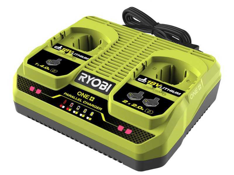 Caricabatterie a 2 porte RYOBI 18V - RC18240
