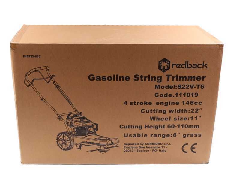 Redback S22V-T6 - Decespugliatore a ruote a benzina 4 tempi semovente