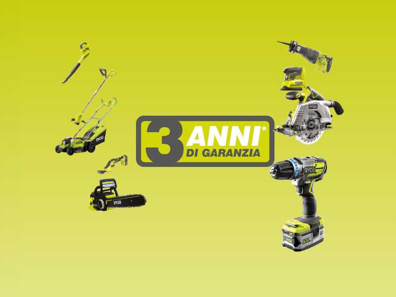 Ryobi RY18LT23A-120 - Tagliabordi a batteria - 18V 2 Ah