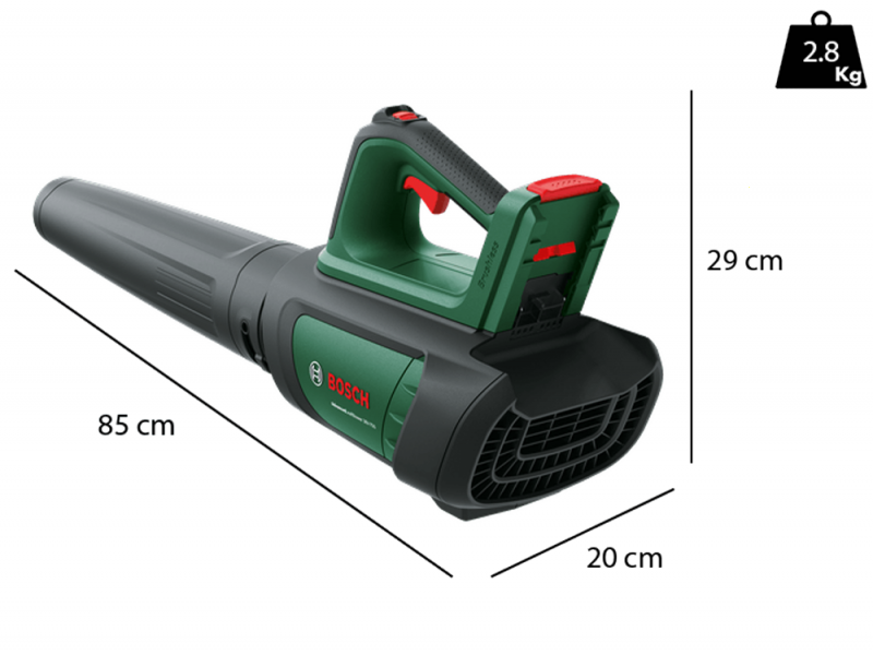 Bosch Advanced Leaf Blower 36V-750 - Soffiatore a batteria 36V 2Ah