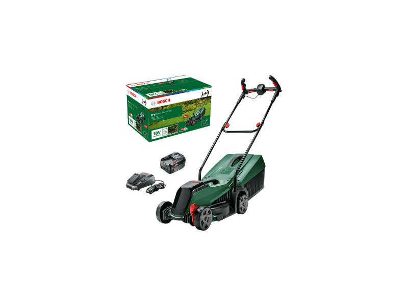 Bosch CityMower 18-32-300 - Tagliaerba a batteria - 18V/4Ah - Taglio 32 cm