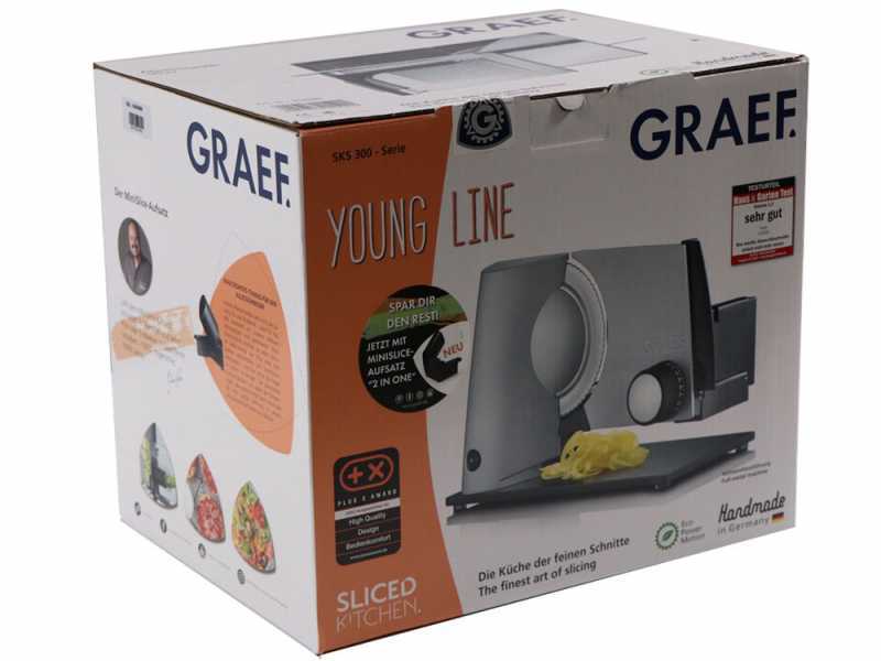 Graef SKS 320 - Affettatrice con lama da 170 mm