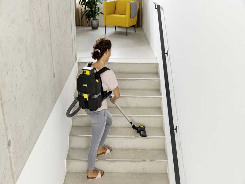 Karcher PRO BVL 3/1 Bp - Aspirapolvere a zaino professionale a batteria - 36V 6Ah