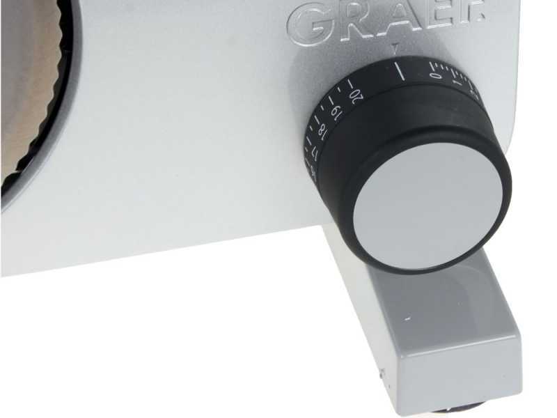 Graef Classic C10 Silver - Affettatrice con lama da 170 mm
