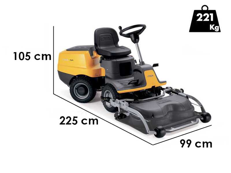 Stiga Park 300 M - Trattorino con taglio frontale con cambio idrostatico - Front Mower