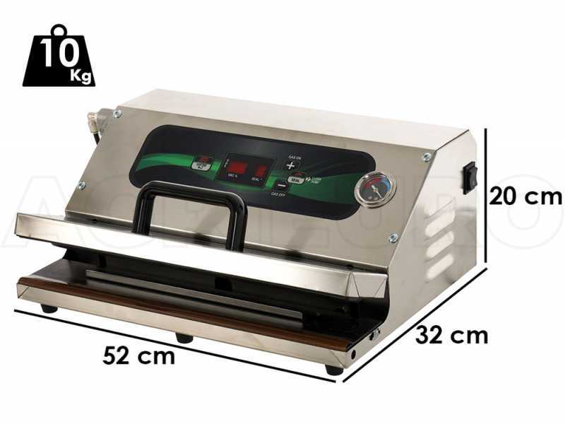 Macchina sottovuoto professionale Euro 420 Pro Inox - Barra saldante 42cm