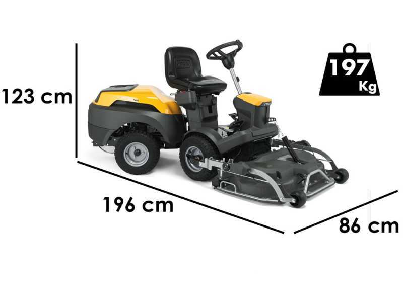 Stiga Park 500 - Trattorino con taglio frontale con cambio idrostatico - Front Mower