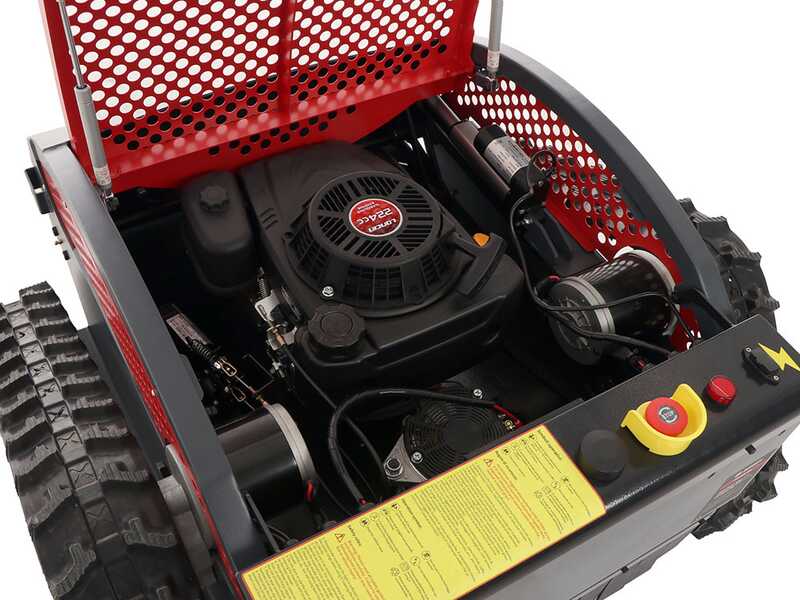 Blue Bird FM 23-53 - Robot Trinciaerba cingolato ibrido (scoppio + batteria) - Telecomandato