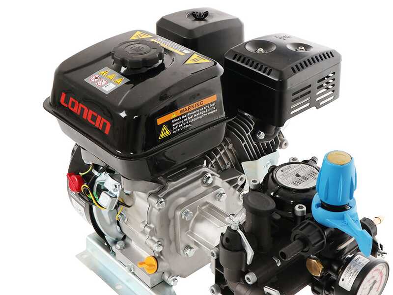 Comet MTP MC25 SC. 4T - Motopompa irrorazione - motore Loncin G200F - versione per acidi e prodotti chimici