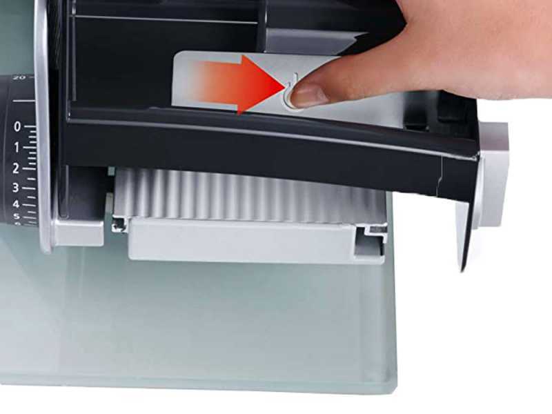 Graef Classic C99 Silver - Affettatrice 2 in 1 con affettaverdure - Lama da 170 mm