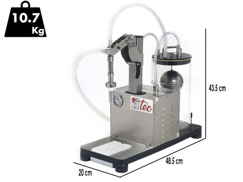 Il-Tec Ultrafiller 1 - Imbottigliatrice a depressione elettrica per liquidi alimentari