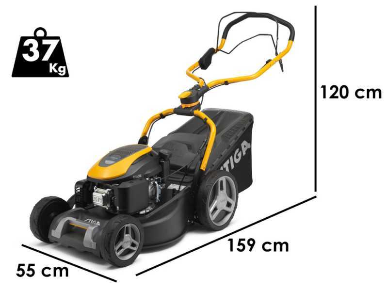 Stiga COMBI 753 SE - Tagliaerba a scoppio trazionato - 4 in 1 - Motore Stiga ST 170 LS