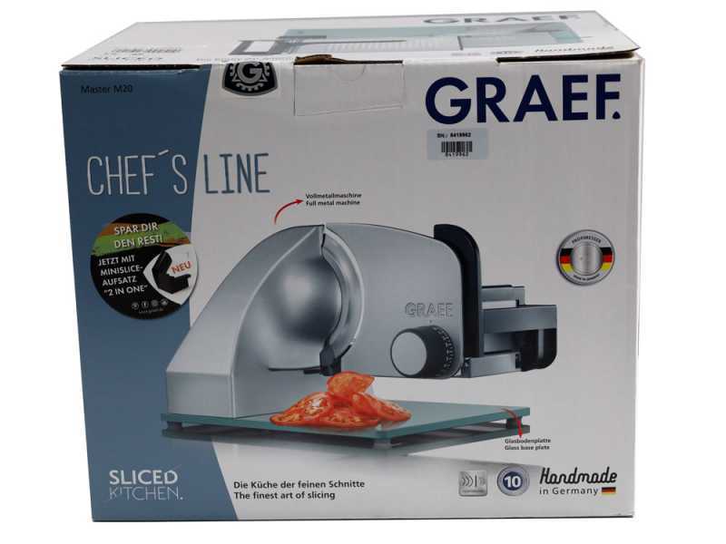 Graef Master M20 - Affettatrice con lama da 170 mm