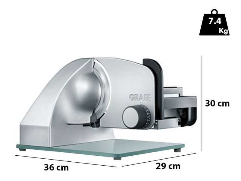 Graef Master M20 - Affettatrice con lama da 170 mm