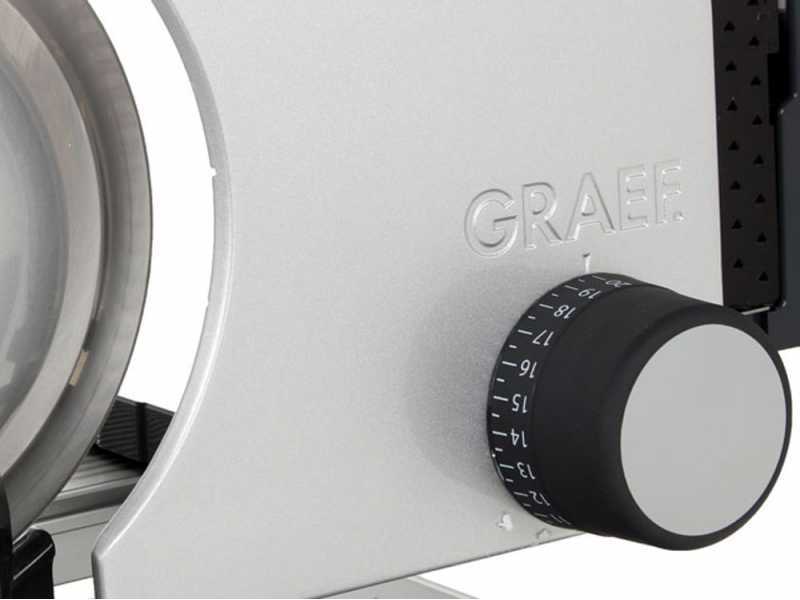 Graef Master M20 - Affettatrice con lama da 170 mm - Affila lama incluso