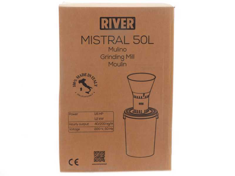 River Systems MISTRAL 55L - Elettromulino per cereali - 1200W