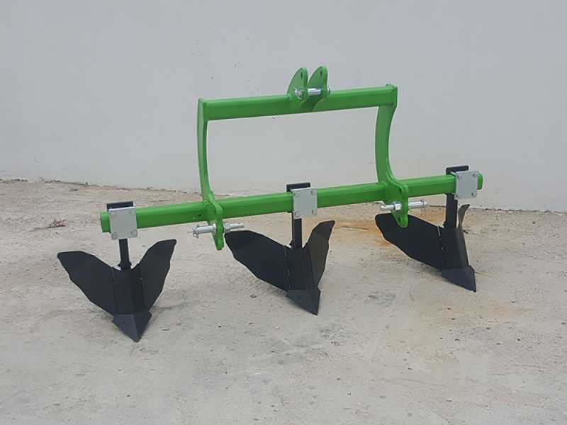 Seven Italy Big - Assolcatore a 3 ancore - Telaio da 160 cm - Per trattori con attacco a tre punti