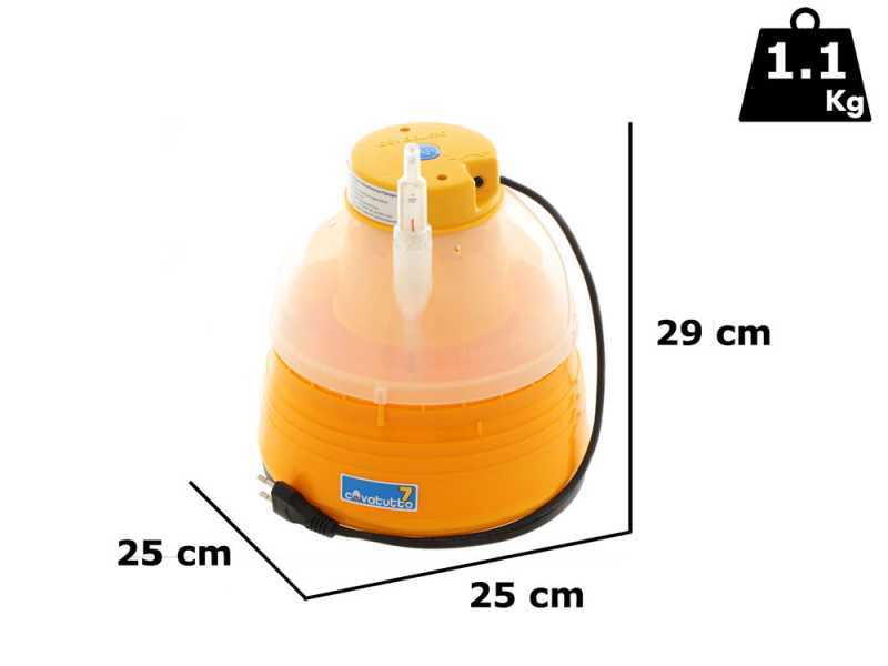 Novital Covatutto 7 New - Incubatrice per uova manuale - 7 uova