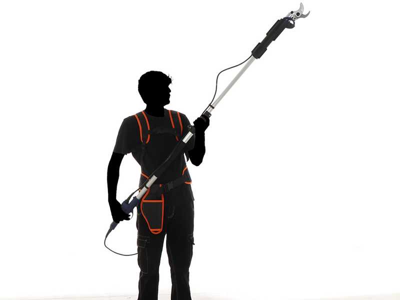 BullMach ARTEMIS 45 Pro - Forbice elettrica da potatura su asta - 150/210 cm