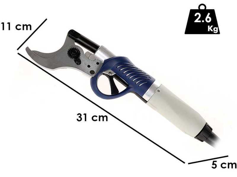 BullMach ARTEMIS 45 Pro - Forbice elettrica da potatura - 36V 4Ah
