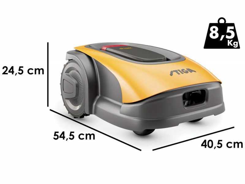 Stiga A 1500 - Robot rasaerba - con batteria E-Power da 5 Ah