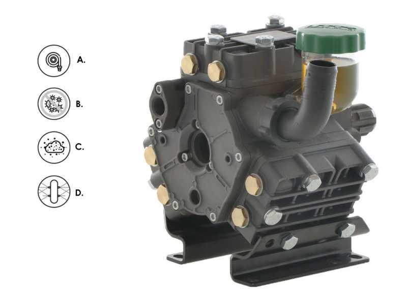 Udor Kappa 43 1C - Pompa per irrorazione a trattore - Alta pressione