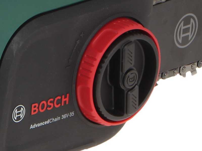 Bosch AdvancedChain 36V-35-40 - Elettrosega a batteria da taglio - 36V 2Ah - Lama da 35cm