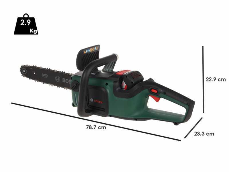 Bosch AdvancedChain 36V-35-40 - Elettrosega a batteria da taglio - 36V 2Ah - Lama da 35cm