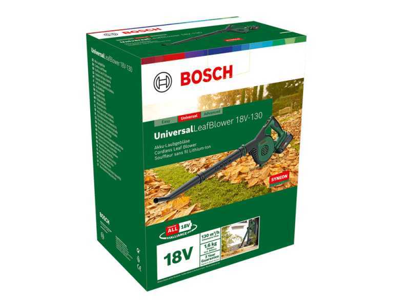 Bosch Universal Leaf Blower 18V-130 - Soffiatore a batteria - SENZA BATTERIA E CARICABATTERIA