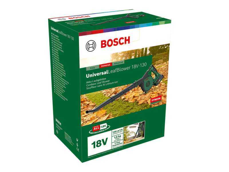 PROMO BOSCH - Bosch Universal Leaf Blower 18V - Soffiatore elettrico a batteria - SENZA BATTERIA E CARICABATTERIA