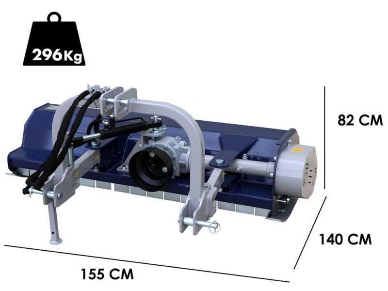 BullMach Maia 135 SH - Trinciaerba per trattore - Serie media - Spostamento idraulico