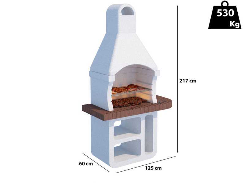 Linea VZ Elba - Barbecue in muratura a legna e carbone