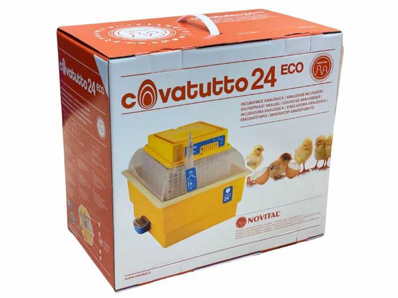 Novital Covatutto 24 Eco - Incubatrice per uova manuale - 24 uova