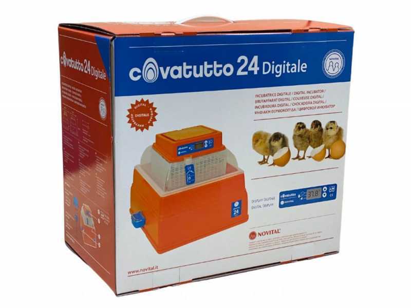 Novital Covatutto 24 Digitale - Incubatrice per uova manuale - 24 uova