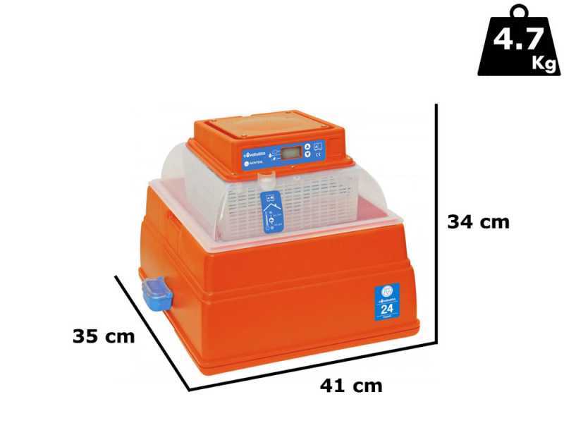 Novital Covatutto 24 Digitale - Incubatrice per uova manuale - 24 uova