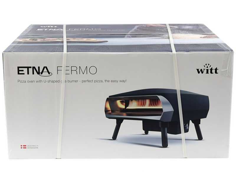 Witt Etna Fermo nero - Forno a gas per pizza