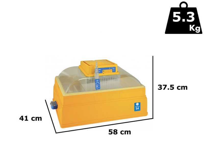 Novital Covatutto 54 - Incubatrice per uova manuale - 54 uova