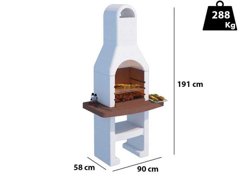 Linea VZ Grado - Barbecue in muratura a carbone