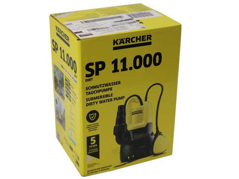 Karcher SP 11.000 Dirt - Pompa sommersa elettrica per acque sporche - 400 watt - 11000 l/h