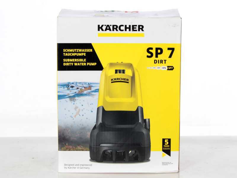 Karcher SP 22.000 Dirt - Pompa sommersa elettrica per acque sporche - 750 W - 22000 l/h