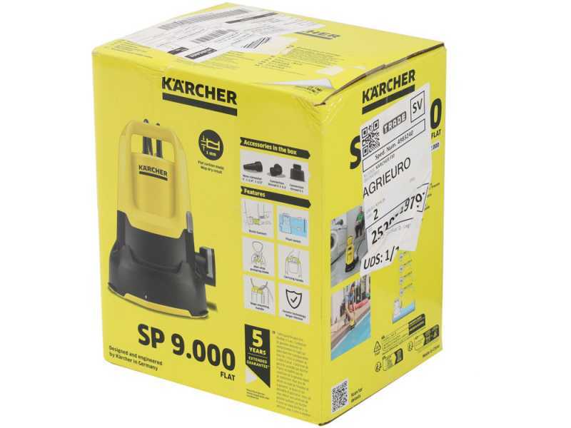 Karcher SP 9.000 Flat - Pompa sommersa elettrica per acque chiare - 280 W