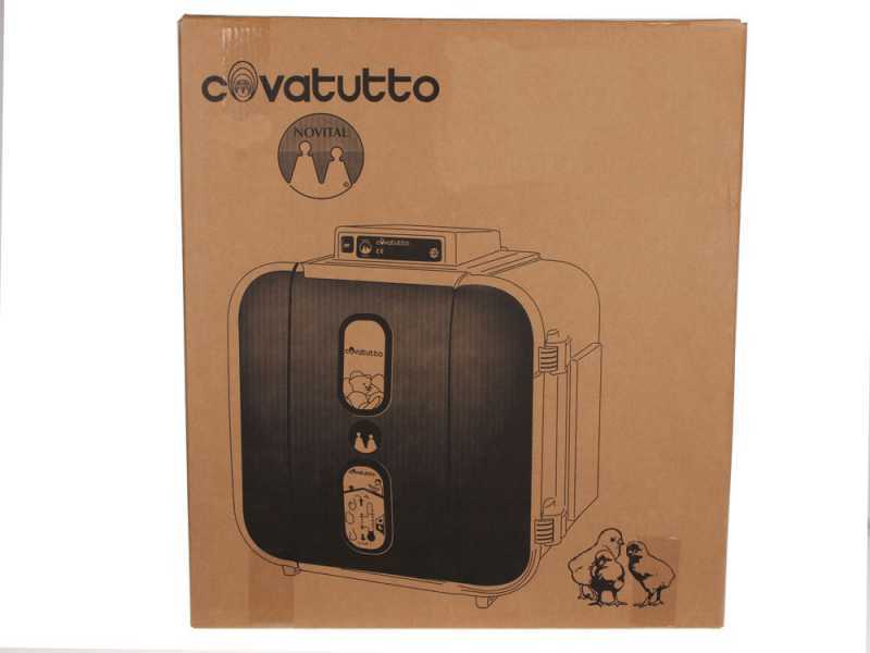 Novital Covatutto 108 digitale - Incubatrice per uova manuale - 96 uova