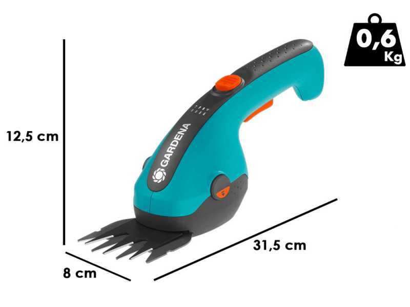 Gardena ClassicCut Li - Forbici tagliaerba a batteria integrata - 3.6V 2.5Ah