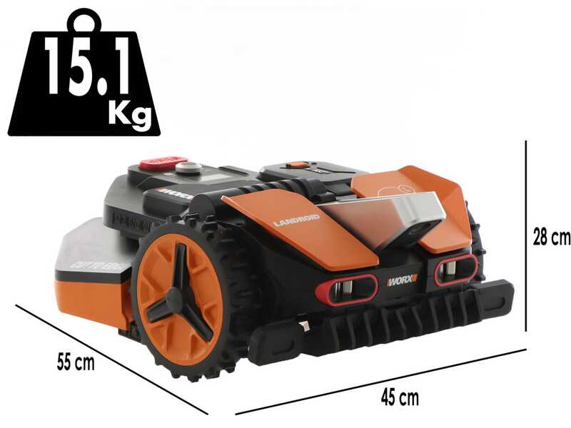 PROMO Worx Landroid Vision L1300 WR213E - Robot Tagliaerba - Senza impianto