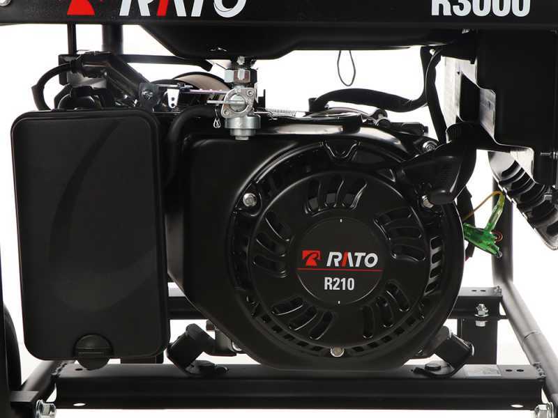 Rato R3000 - Generatore di corrente a benzina 3 kW - Continua 2.8 kW monofase
