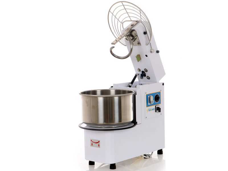 EuroMech ETR 30 2v - Impastatrice a spirale ribaltabile  capacit&agrave; 25Kg - Trifase due velocita