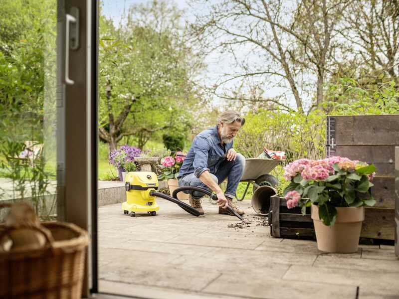 Karcher WD 2-18 - Bidone aspiratutto - Fusto 12 l - 18V 2,5Ah