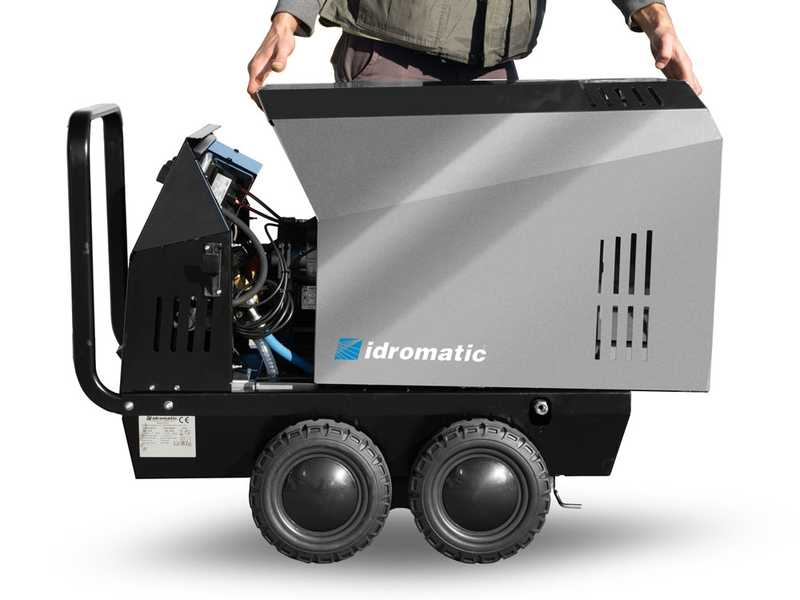 Idromatic Astra 200.15 - Idropulitrice ad acqua calda industriale trifase - 200 bar - 900 l/h