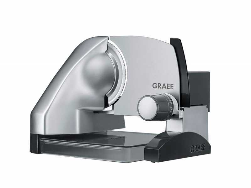 Graef SKS 500 Silver - Affettatrice 2 in 1 con affettaverdure - Lama da 170 mm