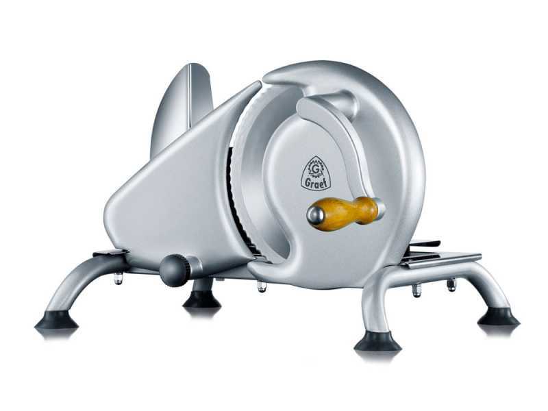 Graef H9 Silver - Affettatrice manuale con lama da 190 mm